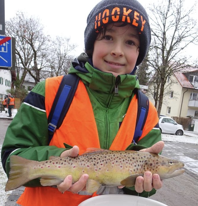 Abfischen am Hachinger Bach