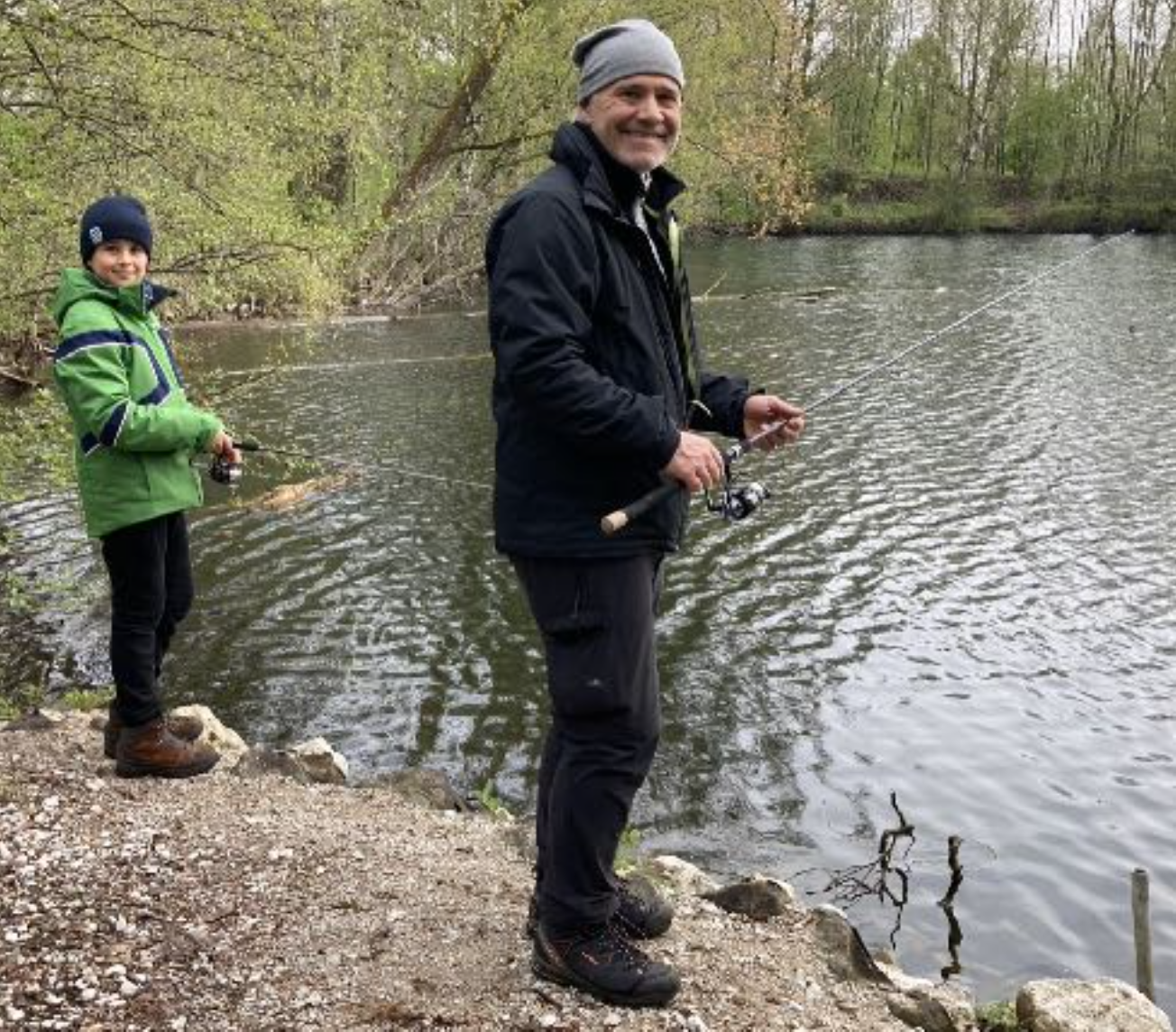 Jugendfischen am Waldsee